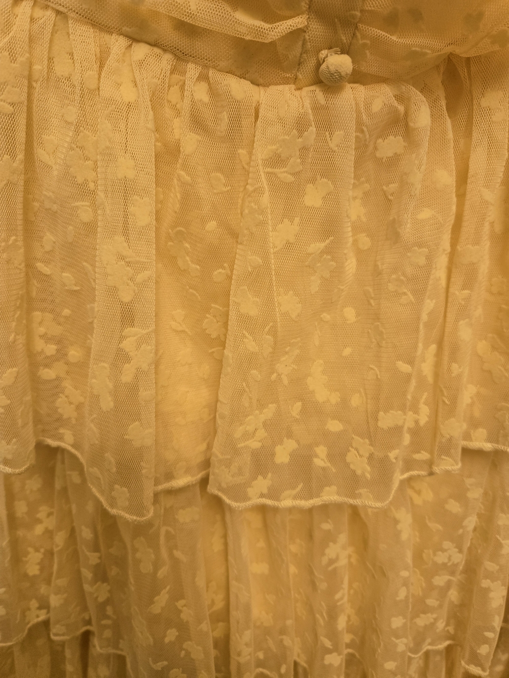 Yellow Ruffled Tiered Sundress - Picture 4 of 6